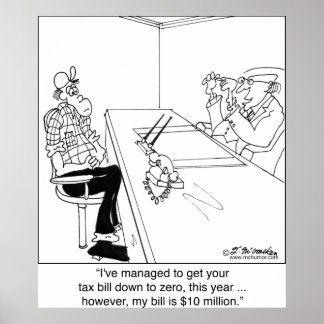 Tax Zero, CPA Bill $10 Million Poster