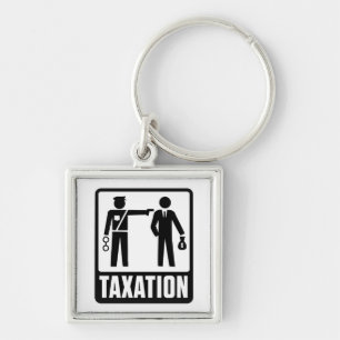 Taxation Is Violence Keychain