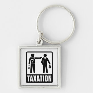 Taxation Is Violence Keychain