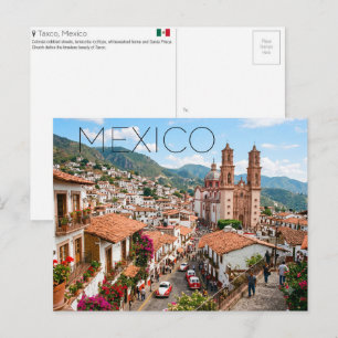 Taxco, Mexico Travel Postcard