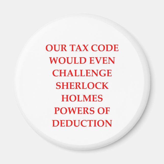 taxes magnet (Front)