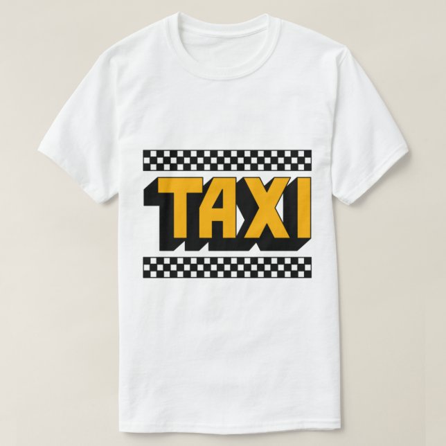 Taxi 70S And 80S T V Show T-Shirt (Design Front)