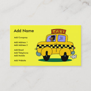 Taxi business card