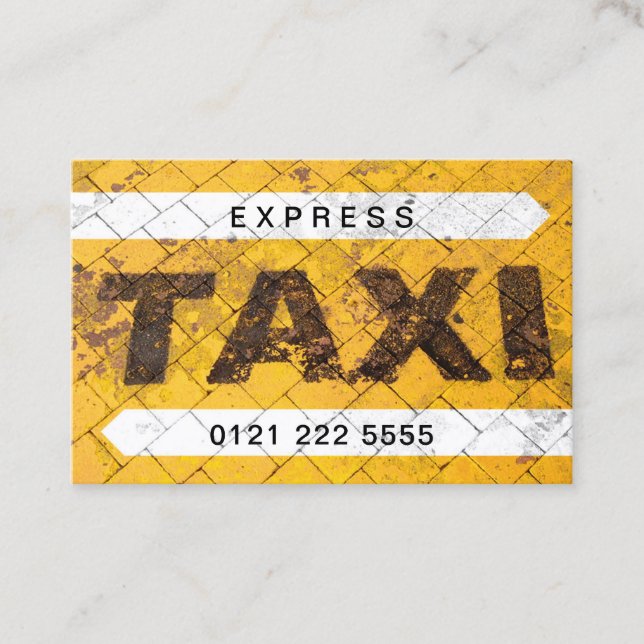 Taxi Business Card (Front)