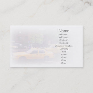 Taxi Business Card