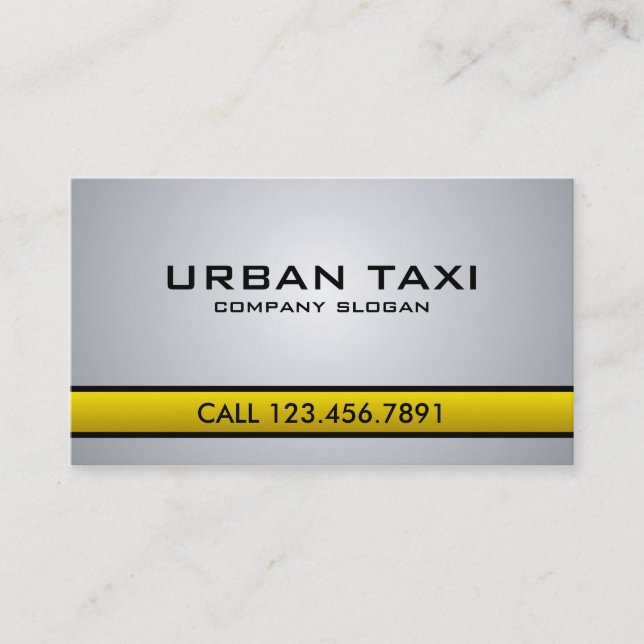 Taxi - Business Cards (Front)