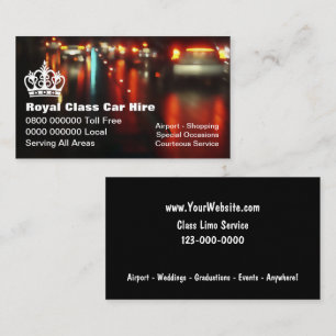 Taxi Business Cards