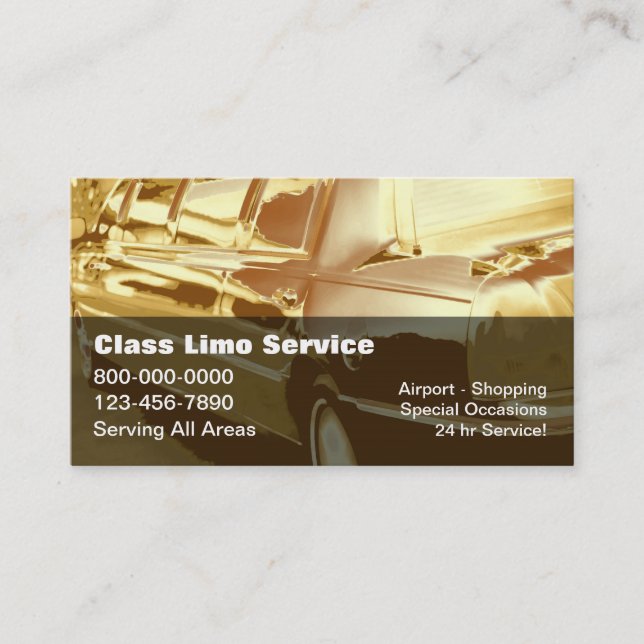 Taxi Business Cards (Front)