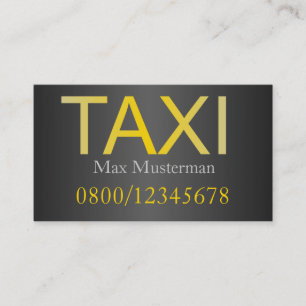 TAXI Business Cards