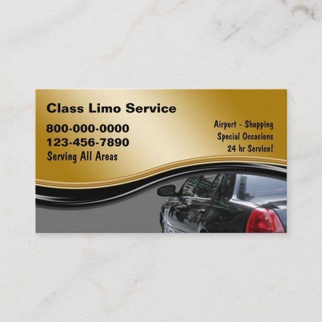 Taxi Business Cards (Front)