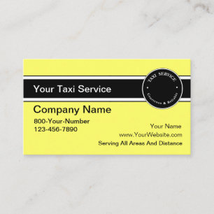 Taxi Business Cards