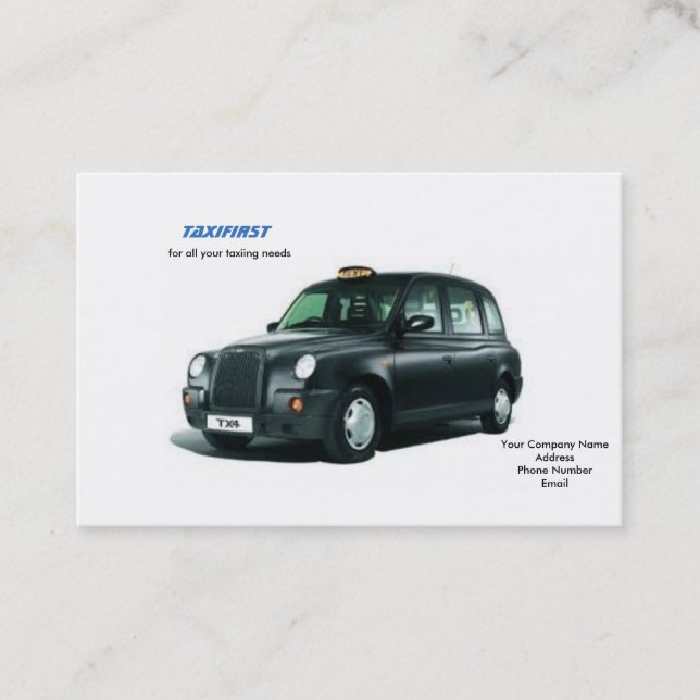 Taxi Business Cards (Front)