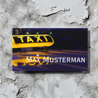 TAXI Business Cards