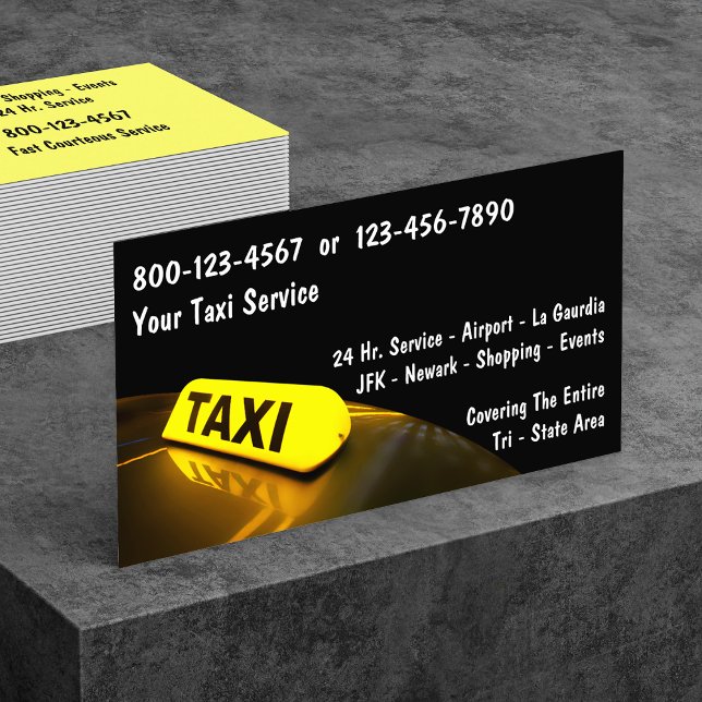 Taxi Business Cards (Creator Uploaded)