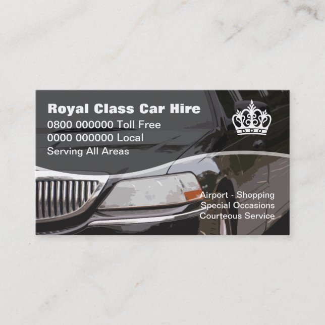 Taxi Business Cards (Front)