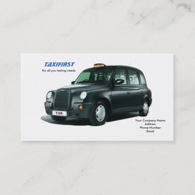 Taxi Business Cards (Front)