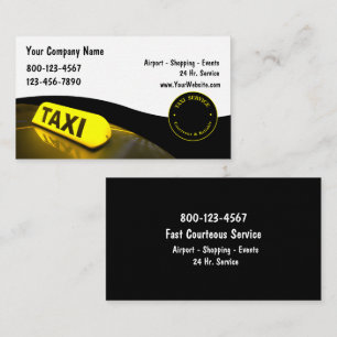 Taxi Business Cards New