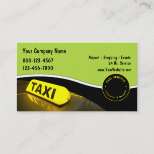 Taxi Business Cards New