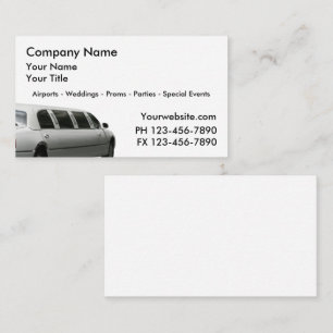 Taxi Cab Business Cards