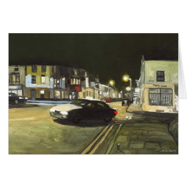 Taxi Cab, Cardiff, Wales, UK (Front Horizontal)