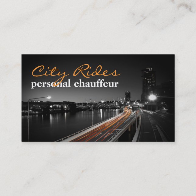 Taxi, Cab, Driver, Transportation Business Card (Front)