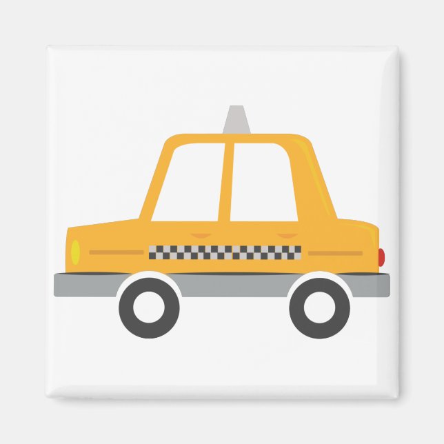 Taxi Cab Magnet (Front)