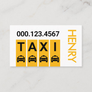 Taxi Car Route Transport Layers Business Card