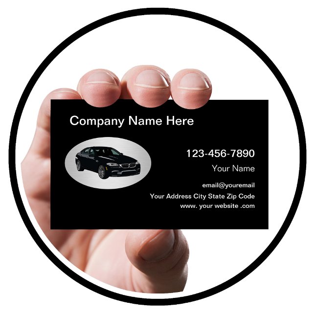 Taxi Car Service Ride Sharing Business Card (Creator Uploaded)