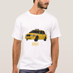 Taxi cartoon illustration T-Shirt