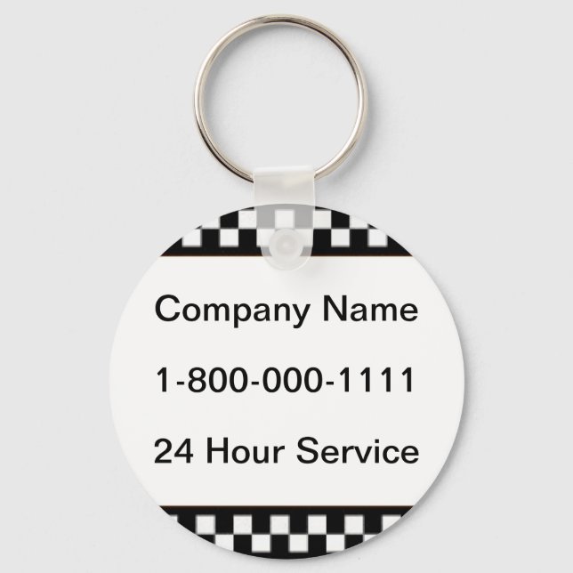 Taxi Company Keychain (Front)