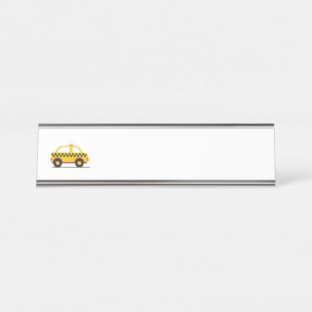 Taxi Desk Name Plate (Front)