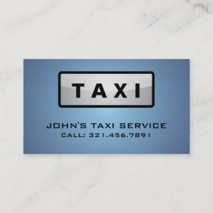 Taxi Driver - Business Cards