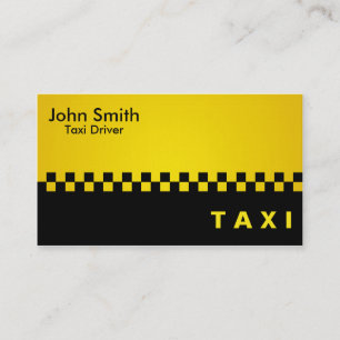Taxi Driver - Business Cards
