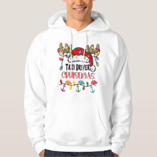 Taxi Driver Cruisemas Matching Christmas Pajamas Hoodie