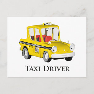 Taxi Driver Postcard