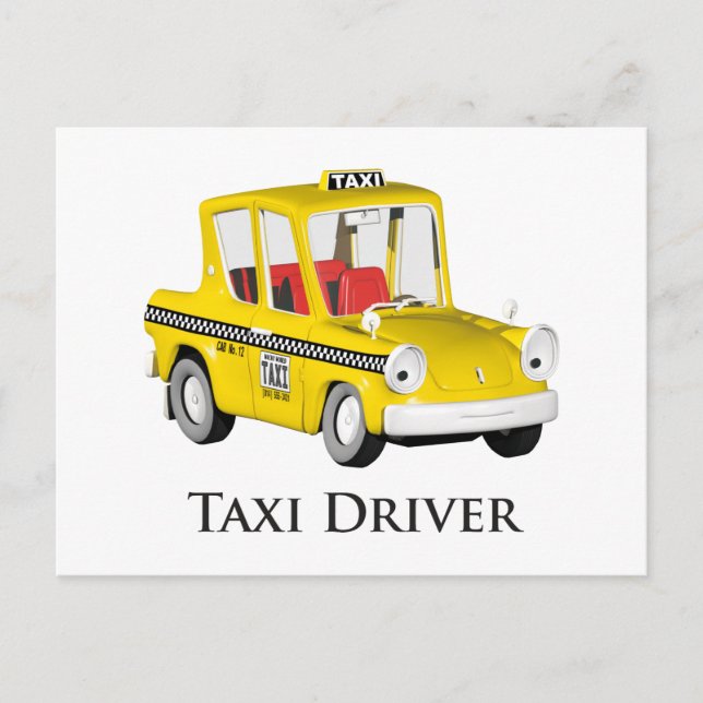 Taxi Driver Postcard (Front)
