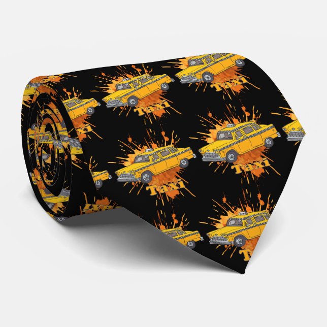 Taxi Driver Tie (Rolled)