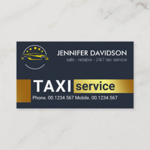 Taxi Driver Transport  Business Card