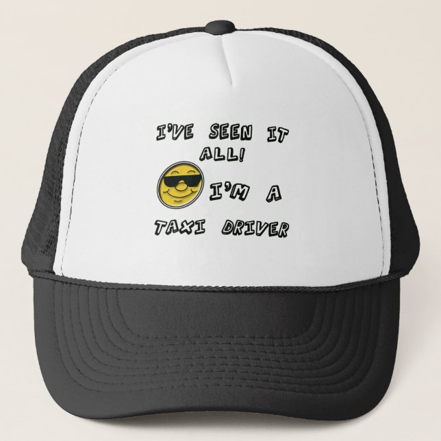 Taxi Driver Trucker Hat (Front)