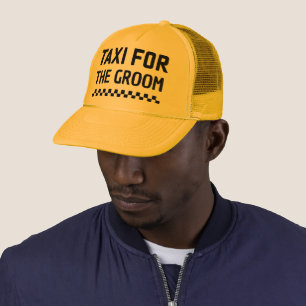 Taxi for the Groom Personalised Bachelor Party Hat