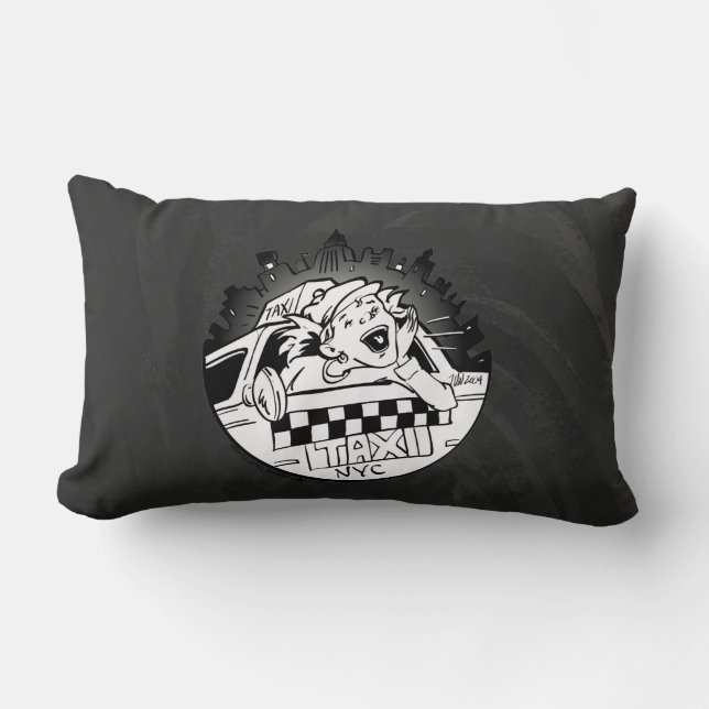 Taxi Girl Lumbar Cushion (Front)
