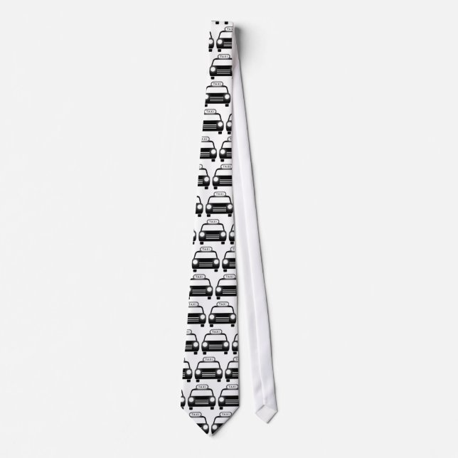 Taxi in Black & White Tie (Front)