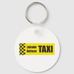 Taxi Labrador Retriever Key Ring