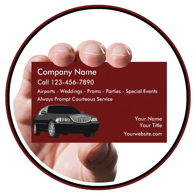 Taxi Luxury Car Service Business Cards (Creator Uploaded)