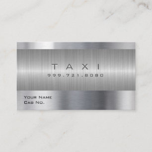 Taxi Metal A Business Card