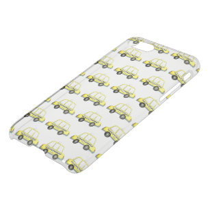 Taxi NYC Yellow New York City Chequered Cab Print iPhone SE/8/7 Case