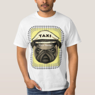 Taxi Pug T-Shirt