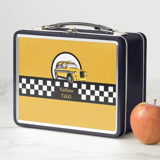Taxi Service Metal Lunch Box (In Situ)