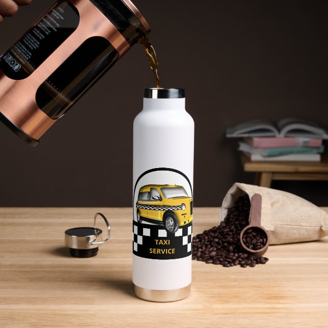 Taxi Service Water Bottle (Coffee)