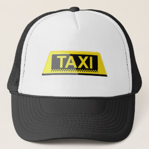 Taxi sign trucker hat